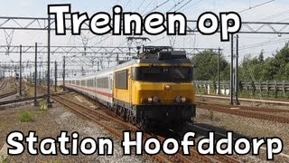 Treinen op station Hoofddorp [upl. by Nitneuq707]