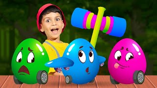 Surprise Eggs Transport Kids Songs  BabyBillion  Nursery Rhymes [upl. by Nagar]