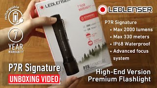 Ledlenser P7R Signature Series Flashlight Unboxing Video  LED Lenser Ledlenser Malaysia [upl. by Nahtad]