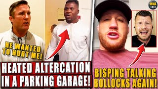 Chael Sonnen amp Francis Ngannou ALTERCATION in a parking garage Gaethje RESPONDS to BispingUsmanKO [upl. by Aiela]