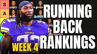 Top 40 Running Back Rankings For Week 4 Fantasy Football [upl. by Normie]