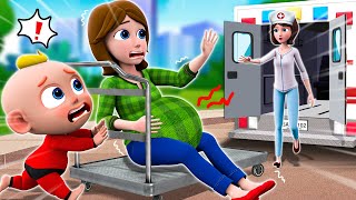 Pregnant Mommy Gets Boo Boo  Safety Rules at Home  Funny Cartoons For Kids  Little PIB [upl. by Bluefield290]