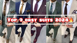 Top 9 Most Stylish Suits For Men 2024  ATTRACTIVE Blazers Outfits For Men  Style Coat Pants 🔥 [upl. by Phares13]