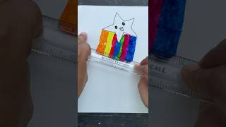 Easy DIY Rainbow Star Art 🌈💫 art shorts ytshorts creative kids [upl. by Tuchman72]