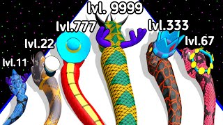 Snake Evolution Run 3D Level Up Snake Part 1 Gameplay New Update 2024 [upl. by Hodges437]