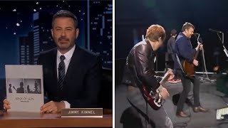 Kings of Leon Live  Echoing  Jimmy Kimmel NFL Draft 572021 [upl. by Manheim111]