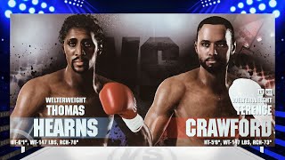 Thomas Hearns Vs Terence Crawford  Fantasy Boxing Simulated [upl. by Gorlin154]