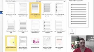 How to Make Lined Paper With Microsoft Word [upl. by Solana922]