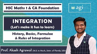 Integration  History Basics Formulae amp Rules  HSC  CA Foundation  12th Commerce  Syllabus20 [upl. by Sirtimed690]