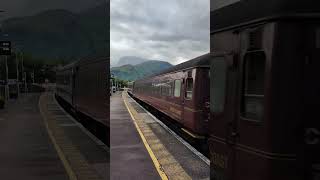 Jacobite Train  Banavie Station jacobitetrain scotland highlands [upl. by Evelyn]