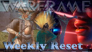 Warframe  Weekly Reset Stuff 11th August 2024 [upl. by Ainimre458]