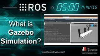 ROS in 5 mins 028  What is Gazebo simulation [upl. by Paschasia]