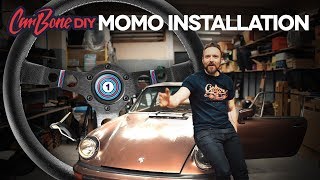 DIY How to change steering wheel to MOMO Prototipo CARBONEPL [upl. by Assirhc]