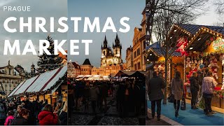 FIRST Prague Christmas Market of 2022 [upl. by Anaihr558]