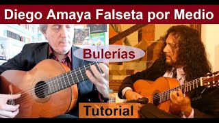 Bulerías Monday 66  Diego Amaya  Falseta por Medio  Pulgar  Flamenco Guitar Tutorial Bulería [upl. by Laresa]