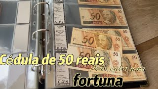 Cédula antiga de R 50 reais vale uma fortuna sem Deus seja louvado [upl. by Drugi248]