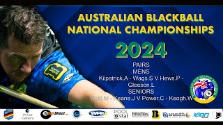 Australian Blackball National Championships 2024 PAIRS  SENIORS amp MENS RND 1 [upl. by Langan]