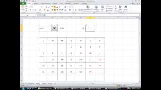 Calendario Automatico Con Excel [upl. by Asirb]