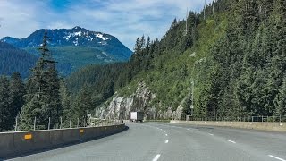 1619 I90 West through Snoqualmie Pass Washington [upl. by Aisanahta476]