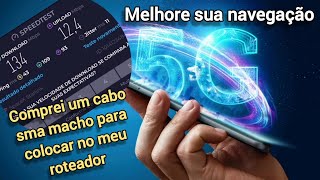 como melhorar a qualidade da Internet no seu roteador zona rural  melhorando minha Internet 4g [upl. by Ssac]