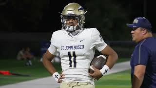 🔥GAME of the YEAR St John Bosco 38 at Sierra Canyon 28 CIFSS Week 2 2024 maxpreps football [upl. by Amaleta354]