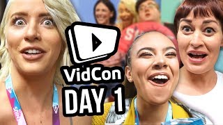 We DIDN’T Sneak into VidCon  Day 1 as Featured Creators [upl. by Ezri]