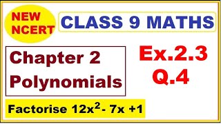 Class 9 Maths  Ex23 Q3  Chapter 2  Polynomials  New NCERT  Ranveer Maths 9 [upl. by Bernard]