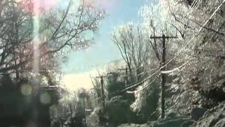 RAYMOND HILL ROAD OAKDALE MONTVILLE CT ICE SNOW ICE SNOW MAQ01063MP4 [upl. by Ahsikin640]