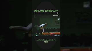 Risk and Originality  Natalia Shaposhnikova Beam gymnasticsshorts [upl. by Naillimixam]