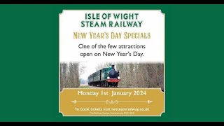 Isle of Wight Steam Railway New Years day 2024 [upl. by Sedgewick644]