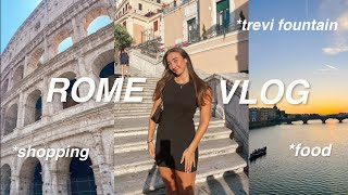 ROME ITALY VLOGtour the Vatican shopping food and more [upl. by Aivila203]