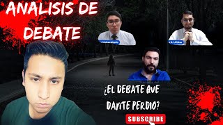 DANTE URBINA VS JONATHAN RAMOS ANALISIS Y CRITICA DEL DEBATE [upl. by Sanburn]