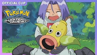 Team Rocket Trade Victreebel  Pokémon Master Quest  Official Clip [upl. by Ahseim658]