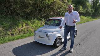 Test Drive Fiat 500 Elaborata by DAngelo Motori 870cc iniezione Elettronica 5 marce [upl. by Aramoix]