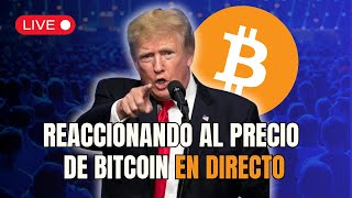 DONALD TRUMP HABLANDO DE BITCOIN EN DIRECTO [upl. by Alegna289]