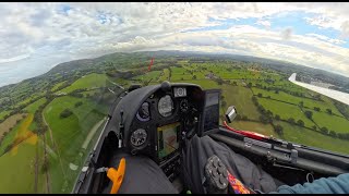 Landing at Denbigh in South East wave with a crosswind [upl. by Ylrac]