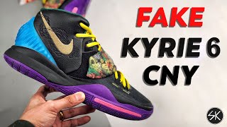 KYRIE 6 Chinese New Year REAL VS FAKE [upl. by Noyr331]