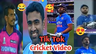 CRICKET TIK TOK VIDEO IPL FUNNY VIDEO MS DHONI ROHIT SHARMA VIRAT KOHLI IPL SPECIAL VIDEO [upl. by Hterag]