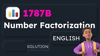 Codeforces 1787B Solution  Number Factorization  TypeDB Forces 2023  English [upl. by Wennerholn]