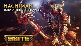 SMITE  God Reveal  Hachiman Lord of the Eight Banners [upl. by Nasia589]