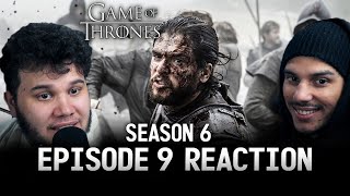 The Game of Thrones Season 6 Episode 9 REACTION Battle of the Bastards [upl. by Charron]