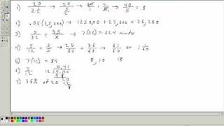 Accuplacer Math Placement test 1 Arithmetic section Part 1 [upl. by Ahtabat453]