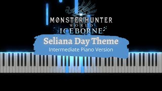 Monster Hunter World Iceborne  Seliana Day Theme｜Intermediate Piano Cover｜Free sheet music PDF [upl. by Nylessoj]