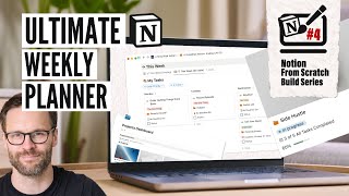 Complete Notion Task Manager Build 2 Your Weekly Planner Dashboard [upl. by Krueger421]