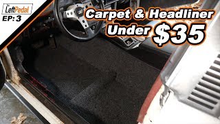 DIY Headliner and Carpet [upl. by Ailis]