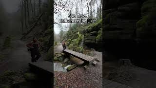 Solo Travel Influencers be like solotravel vanlife lifestyle nature hike [upl. by Ddet]