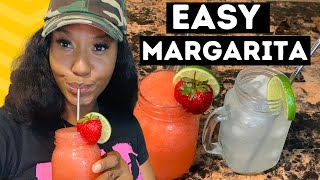 HOW TO MAKE A CLASSIC  FROZEN MARGARITA TUTORIAL  Tasharis Cocktail Series [upl. by Zobias]