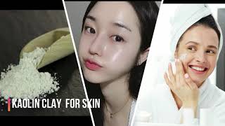 How to use Kaolin Clay  Kaolin Clay Face Mask amp Face Wash DIY  For skin Whitening amp lightening [upl. by Feodor]