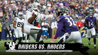 Raiders’ AllTime Memorable Highlights vs Baltimore Ravens  NFL [upl. by Meeharb44]