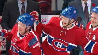 Canadiens score twice in two seconds to set NHL record [upl. by Chura746]